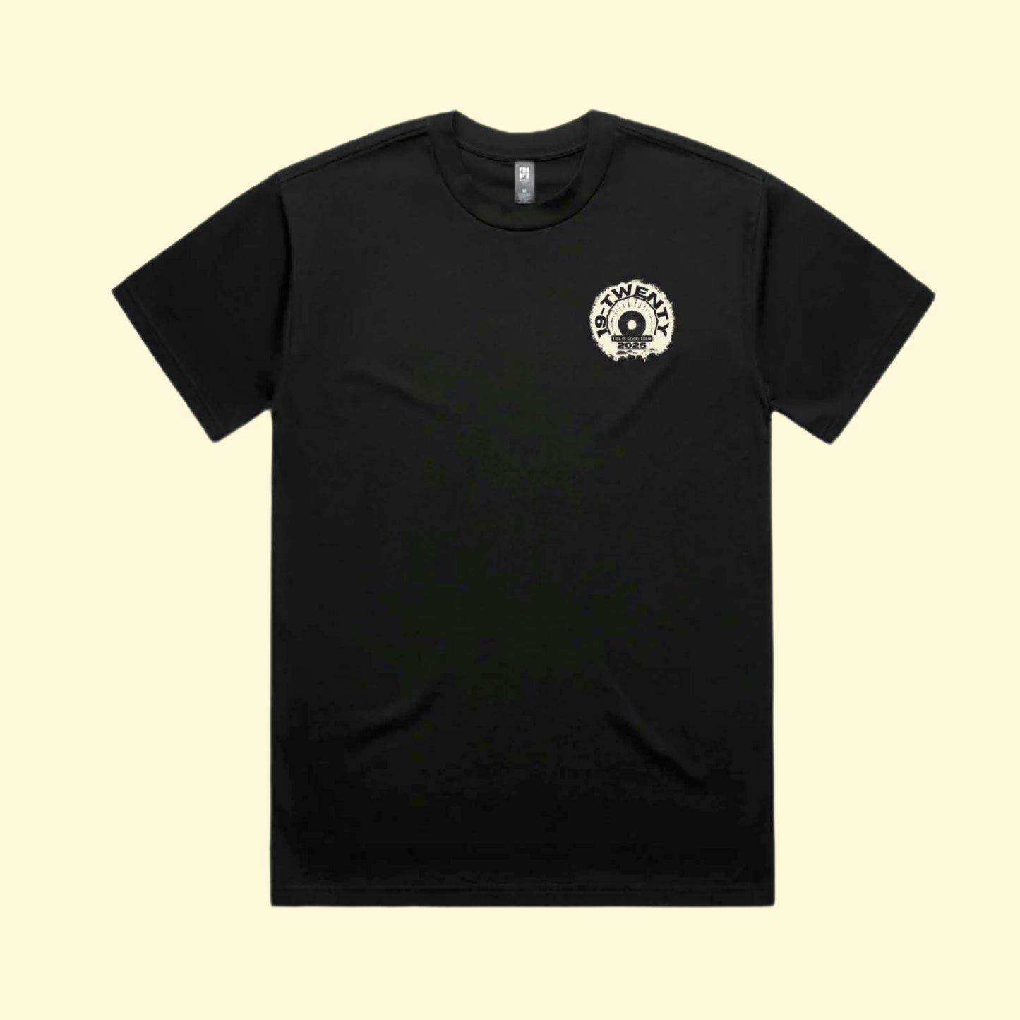 19-Twenty 'Life Is Good' Tour Shirt BLACK - Limited Edition