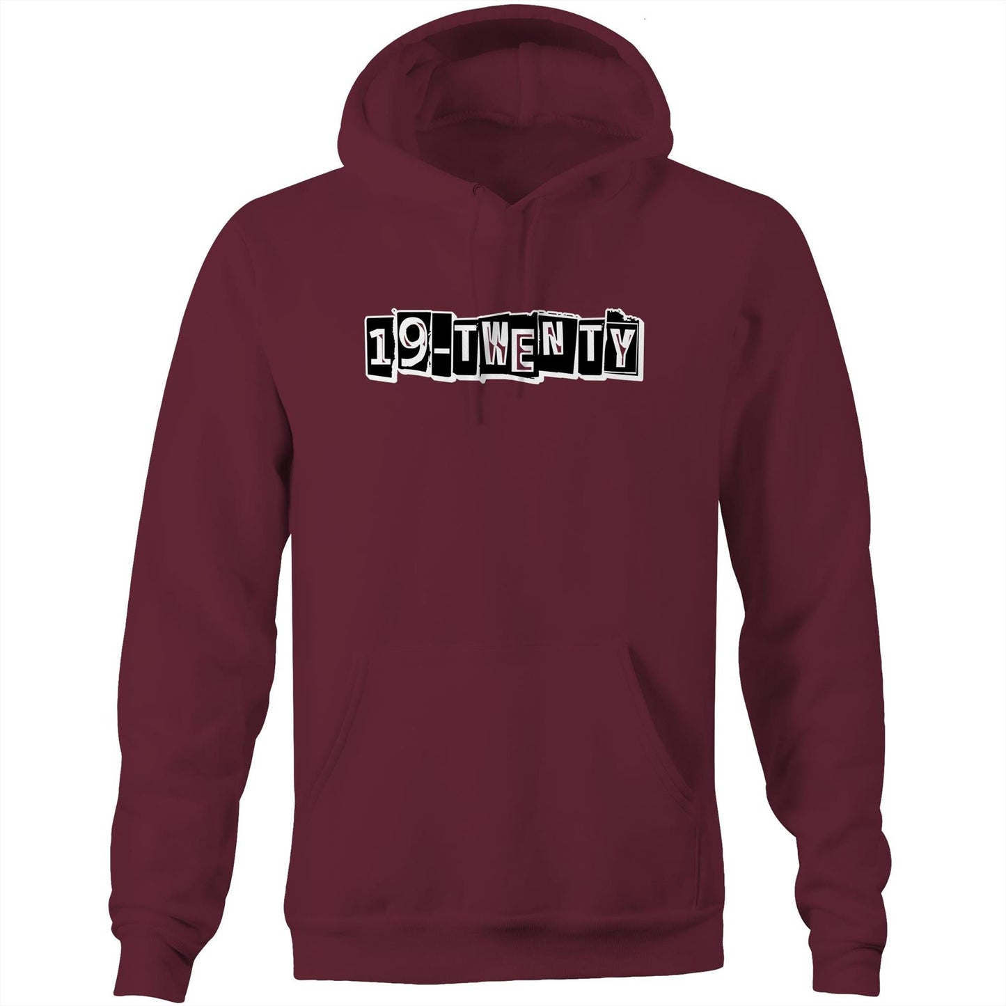 19-Twenty - AS Colour Stencil - Pocket Hoodie Sweatshirt