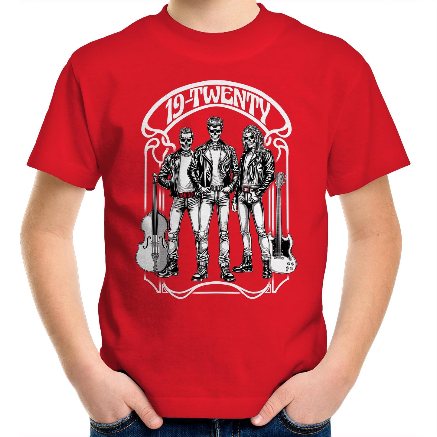 19-Twenty • Skelly Trio •  Kids Youth T-Shirt • Various Colours