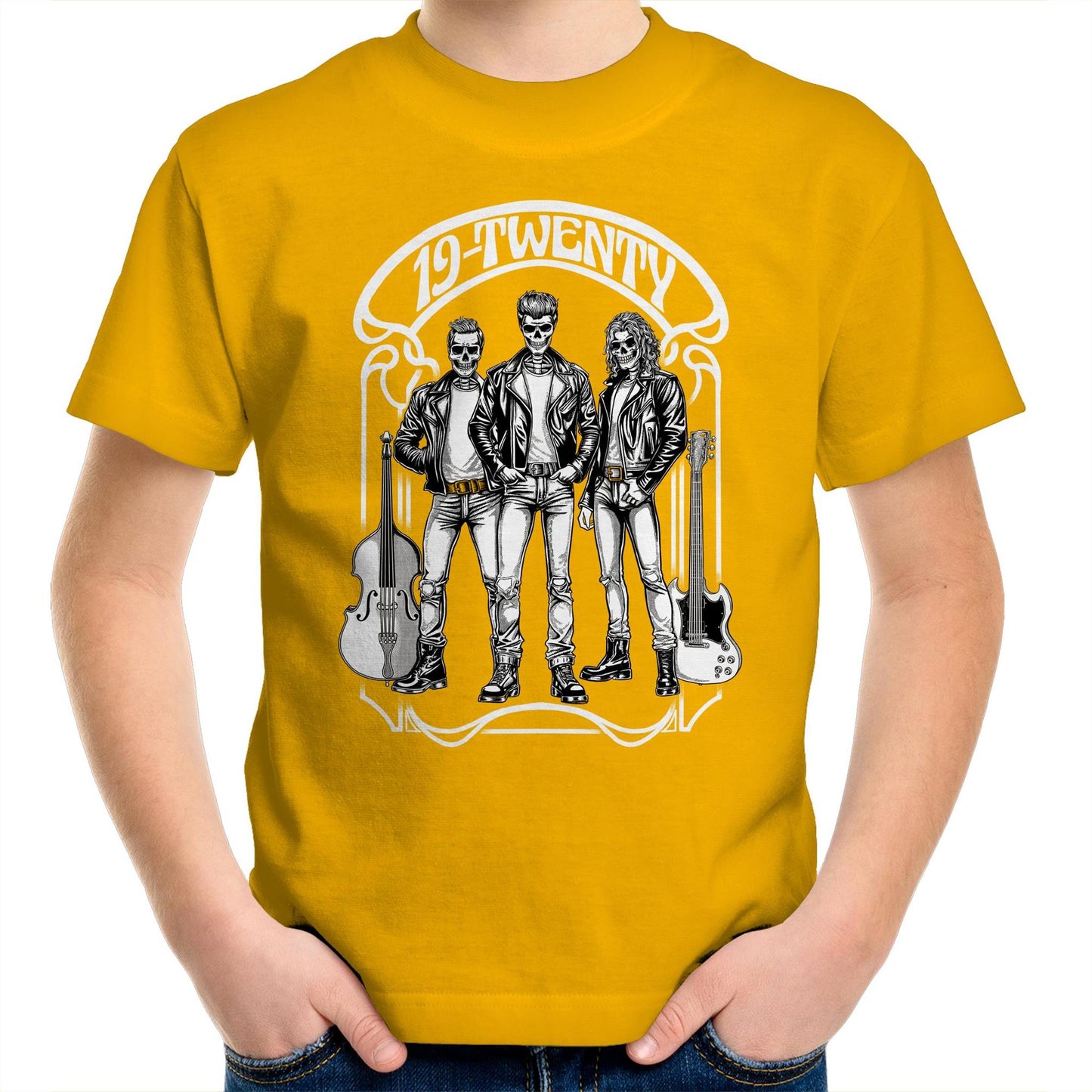 19-Twenty • Skelly Trio •  Kids Youth T-Shirt • Various Colours