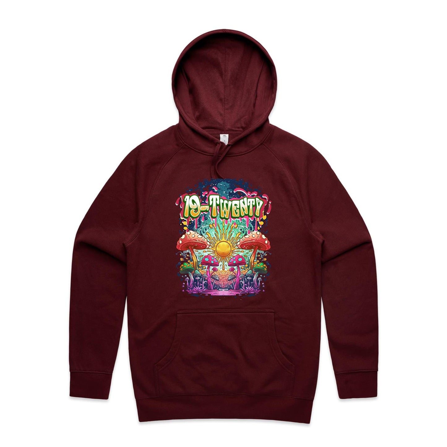 19-Twenty • Mushroom Mayhem • AS Colour Hoodie • Multiple Colours