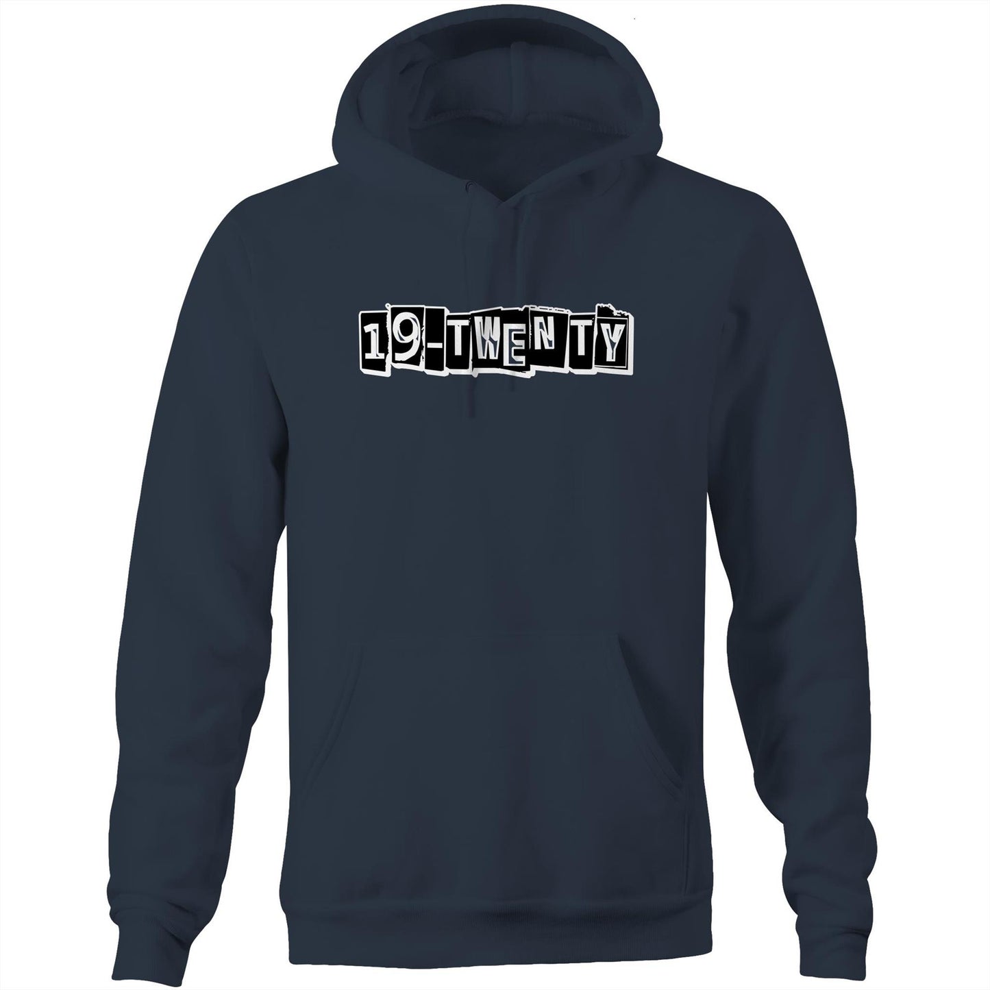 19-Twenty - AS Colour Stencil - Pocket Hoodie Sweatshirt