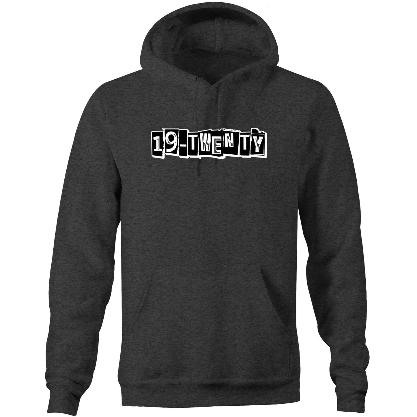 19-Twenty - AS Colour Stencil - Pocket Hoodie Sweatshirt