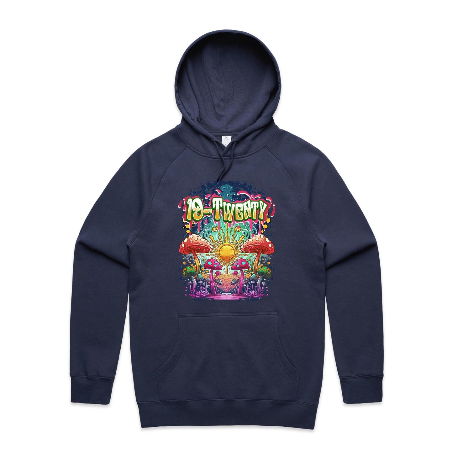 19-Twenty • Mushroom Mayhem • AS Colour Hoodie • Multiple Colours