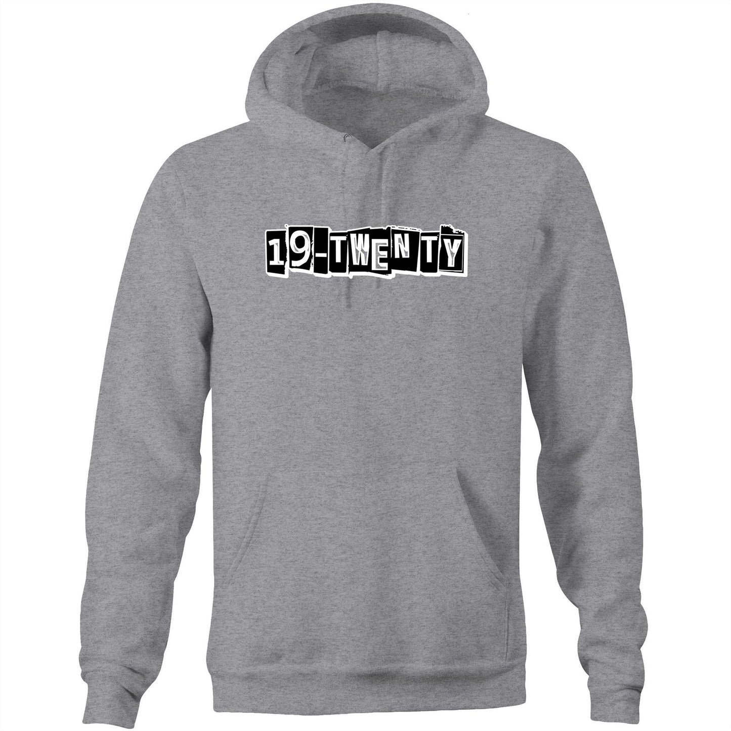 19-Twenty - AS Colour Stencil - Pocket Hoodie Sweatshirt