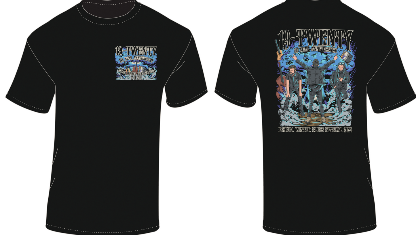 Echuca Winter Blues 10 Year Anniversary Shirt Round Neck