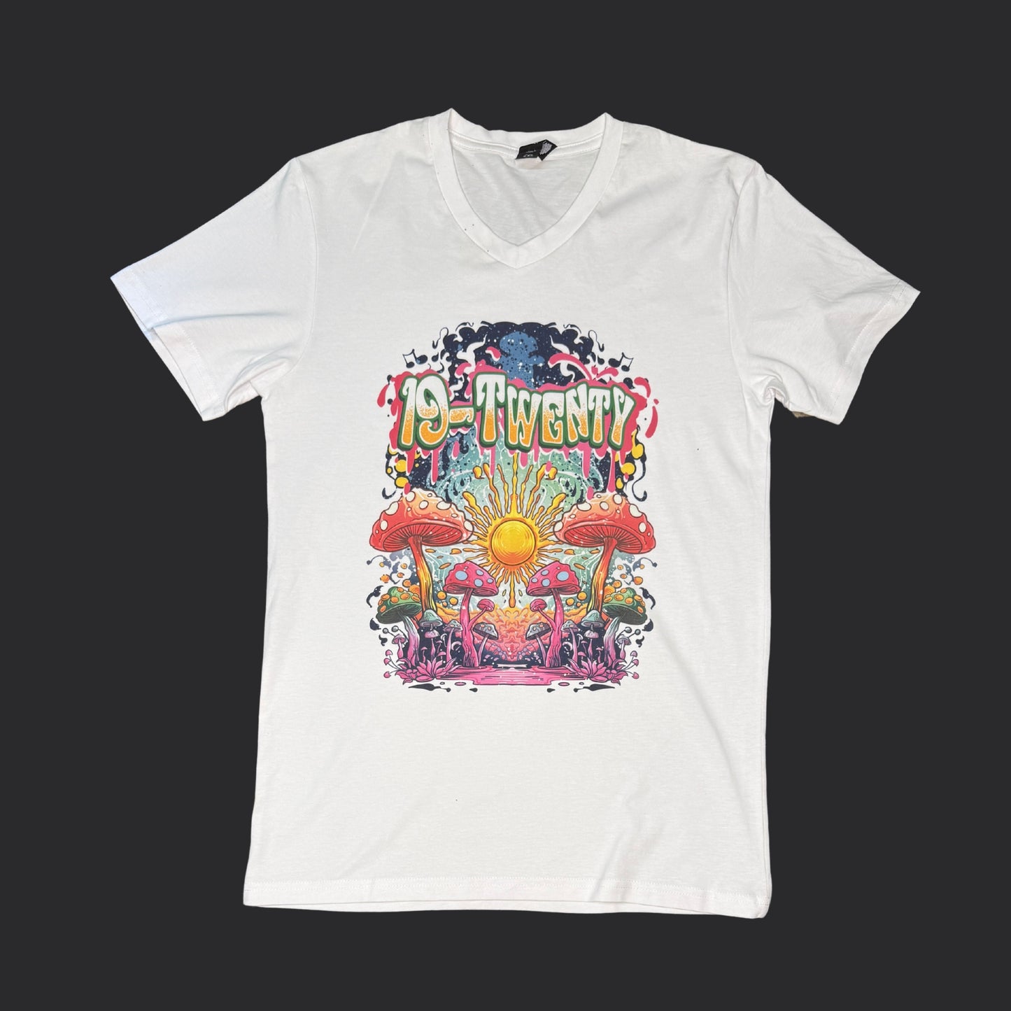 19-Twenty Psychedelic Mushroom T – Men’s V-Neck (AS Colour)