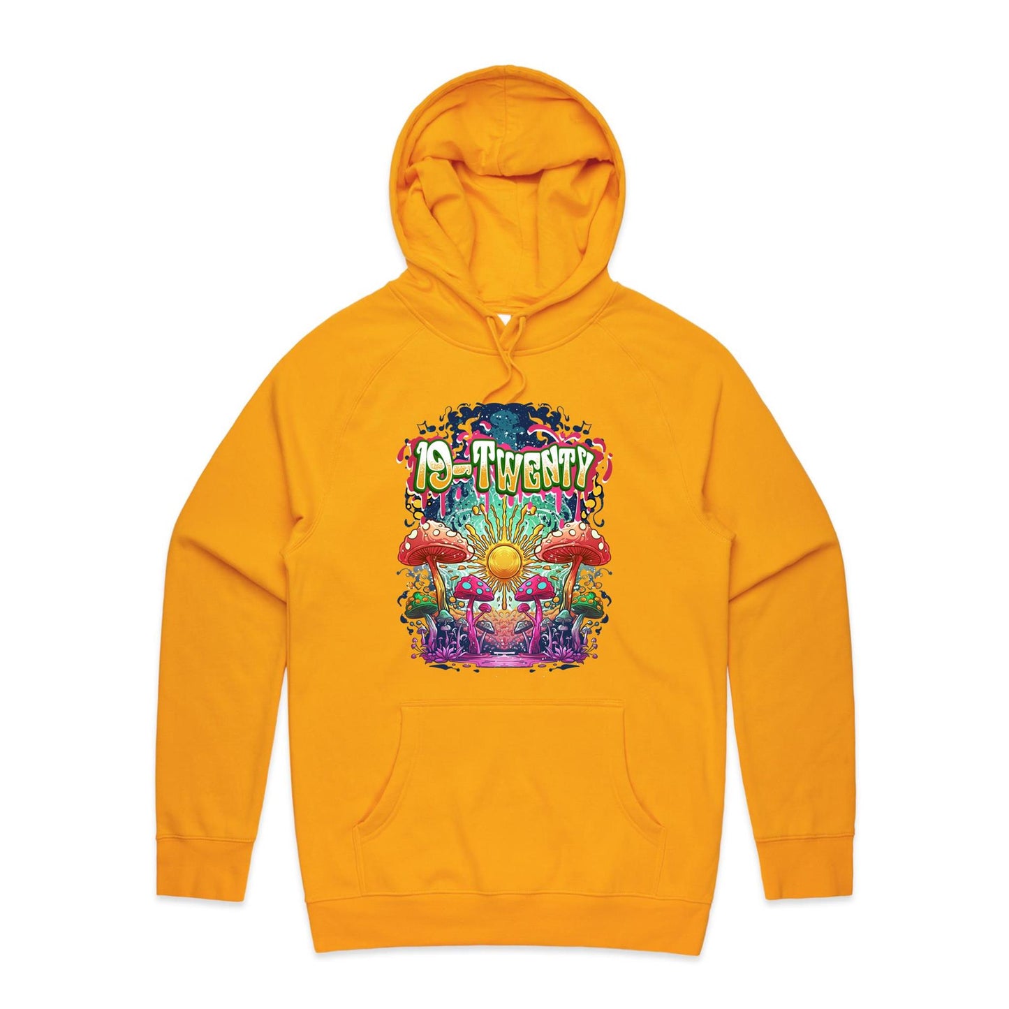 19-Twenty • Mushroom Mayhem • AS Colour Hoodie • Multiple Colours